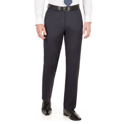 J by Jasper Conran J by Jasper Conran Navy stripe flat front regular fit business suit trouser